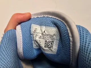 Nike Air Jordan 1 Low Azul Blanco Talla 38.5