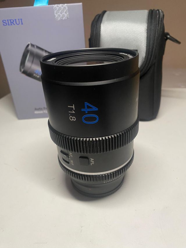 Objetivo Sirui 40mm T1.8 AF Anamórfico E Mount