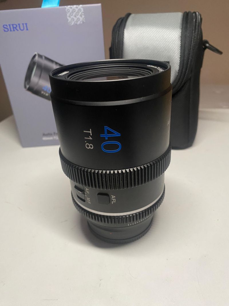 Objetivo Sirui 40mm T1.8 AF Anamórfico E Mount