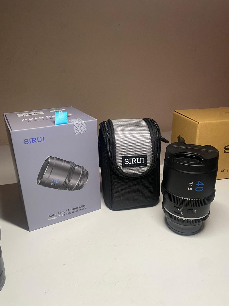 Objetivo Sirui 40mm T1.8 AF Anamórfico E Mount afbeelding 3