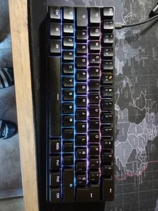 Teclado Mecánico Gaming RGB Negro