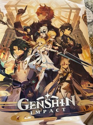 Poster Collezione Manga Genshin Impact