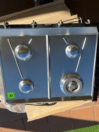 SMEG SRV564X – Placa de gas 60 cm/Inox/Sin usar