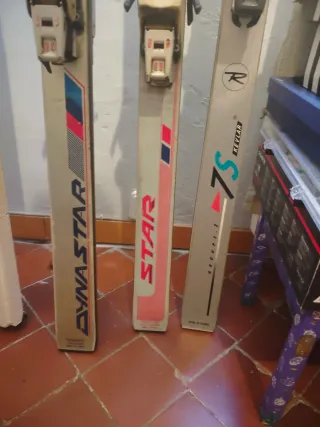 Lote esquís Dynastar y Rossignol