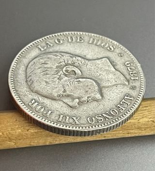 2 Pesetas 1879 EM M *18 *79 Alfonso XII.