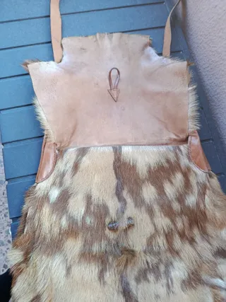 Bolso de hombro de pelo