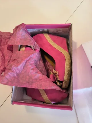 Zapatos cuña Maria Mare fucsia