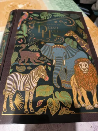 Caja Metálica Decorada Animales Selva