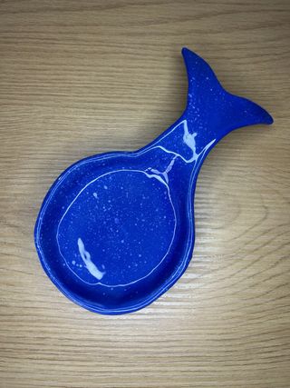 Apoya cucharas ballena cerámica hecho a mano