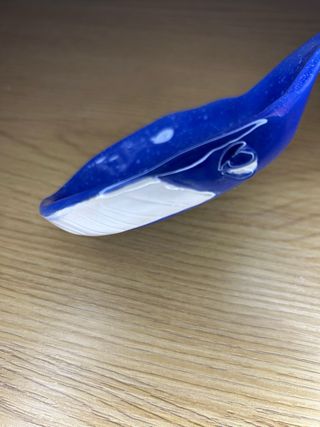 Apoya cucharas ballena cerámica hecho a mano