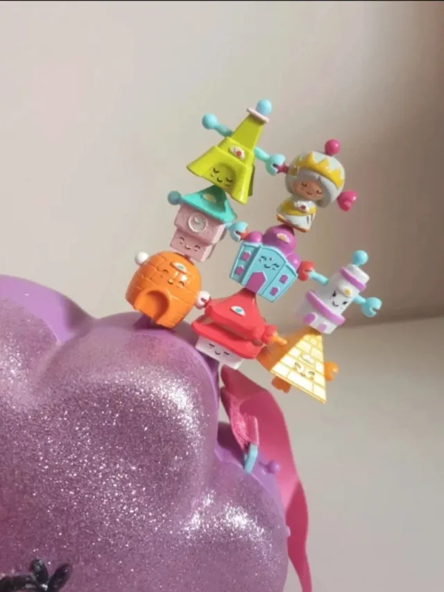 Bolso Nube Purpurina Wizies + Figuras