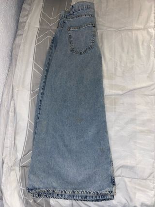 Falda vaquera larga azul
