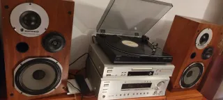 oferta Tocadiscos Sony amplificador Onkio+altavoce