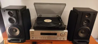 oferta Tocadiscos Sony amplificador Onkio+altavoce