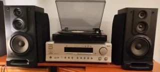 oferta Tocadiscos Sony amplificador Onkio+altavoce