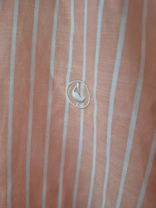 Camisa El Ganso Rayas Naranja Talla S
