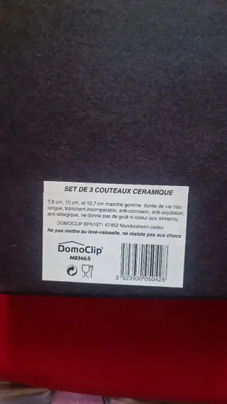 Set Coltelli Ceramica DomoClip