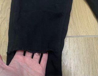 Pantaloni skinny neri ASOS donna con strappi