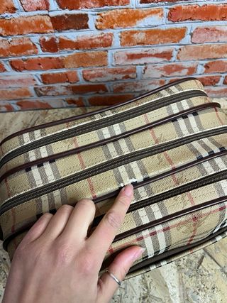 Borsa Burberrys Vintage Y2K Beige/Marrone