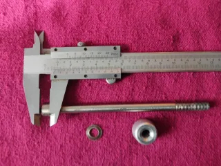 Tornillo Titanio Potencia + Arandela y Espaciador