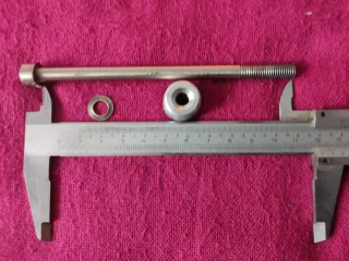 Tornillo Titanio Potencia + Arandela y Espaciador