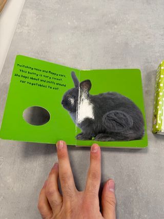 2 libros infantiles tipo Touch and Feel