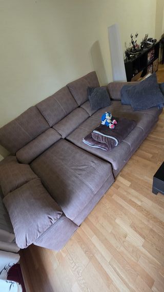 Sofá Cama Marrón 3 Plazas