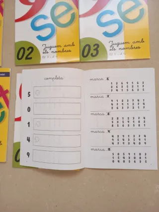 NOU-SET N� 02 JUGUEM AMB ELS NOMBRES EL 3 I E