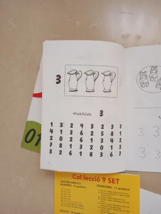 NOU-SET N� 02 JUGUEM AMB ELS NOMBRES EL 3 I E