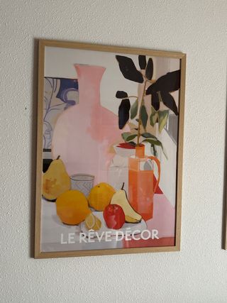 Cuadros con laminas decorativas