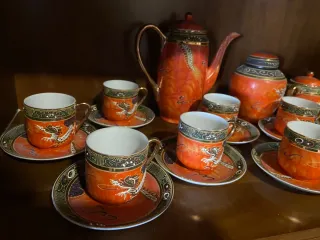 Juego de café porcelana fina