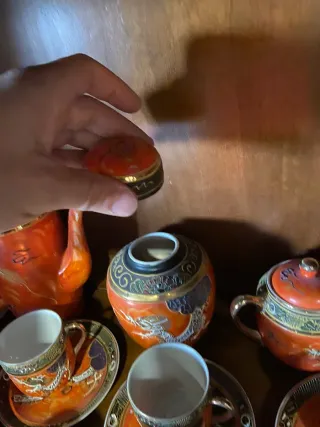 Juego de café porcelana fina