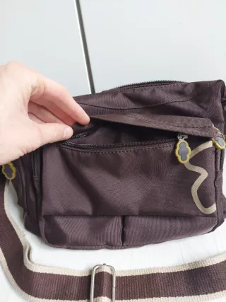 Bolso bandolera marrón Bear