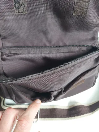 Bolso bandolera marrón Bear