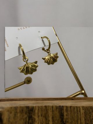 Pendientes con forma de concha