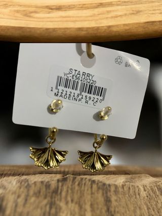 Pendientes con forma de concha