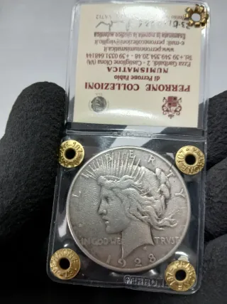 dollar de plata fecha clave 1928 s certificado