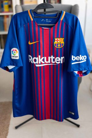 ORIGINAL F.C. BARCELONA 2017-18 CAMISETA FUTBOL XL
