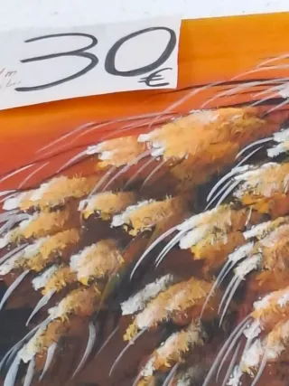 Cuadro grande paisaje tropical