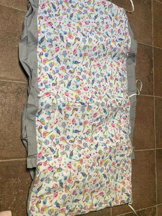 Saco cuna bebés estampado pájaros