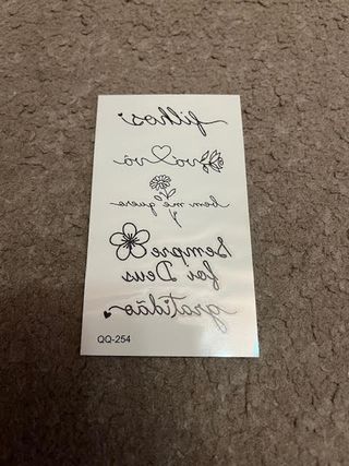 Lote Gemas Faciales y Tatuajes Temporales