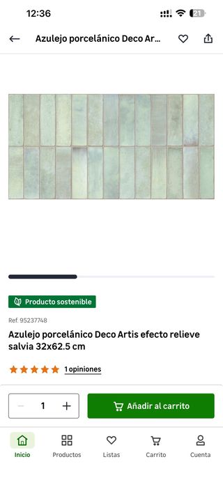 Azulejos Porcelánicos Gayafores 62.5x32 cm