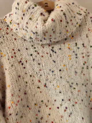 Jersey punto cuello alto