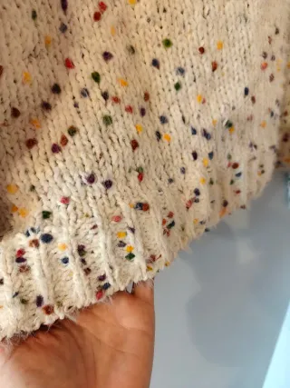 Jersey punto cuello alto