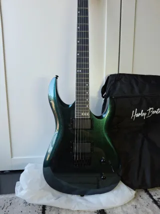 Harley Benton R-446 Flip Flop Blue Guitarra