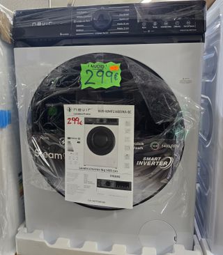 Lavadora Nevir 8kg 1400rpm Clase A