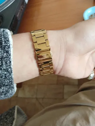 Reloj Marea Dorado y Verde