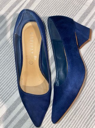 Zapatos de tacón Marypaz azul talla 37