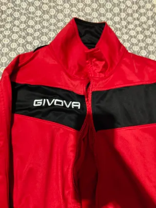 Tuta Givova Rossa e Nera Tg. M