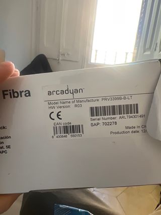 Router Livebox Fibra
